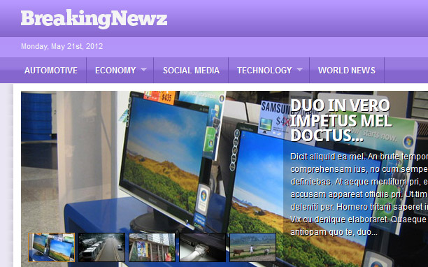BreakingNewz - Purple