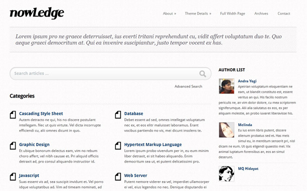 nowLedge - Homepage