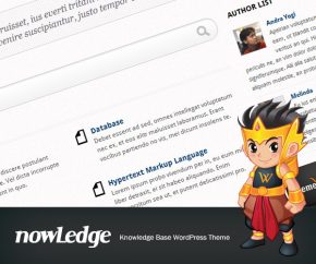 nowLedge - Knowledge Base WordPress Theme