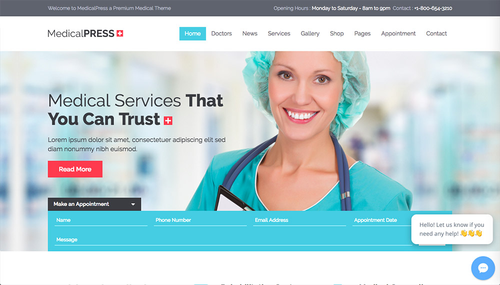 MedicalPress WordPress Theme