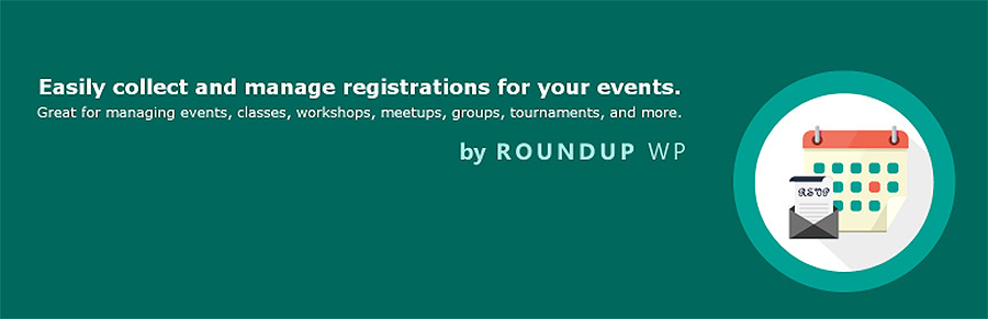 Registrations for The Events Calendar plugin