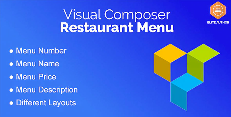 Restaurant Menu for Visual Composer plugin